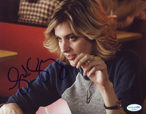 Greta Gerwig Sexy Signed Autograph 8x10 Photo ACOA