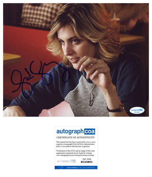 Greta Gerwig Sexy Signed Autograph 8x10 Photo ACOA