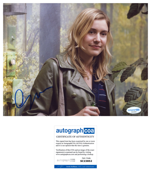 Greta Gerwig Sexy Signed Autograph 8x10 Photo ACOA