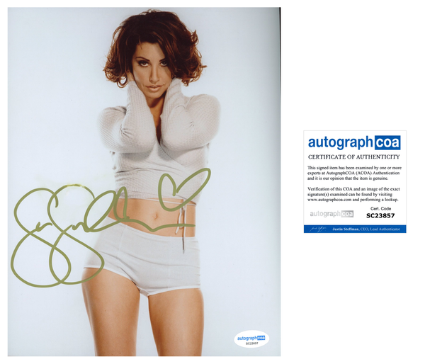 Gina Gershon Showgirls Signed Autograph 8x10 Photo ACOA