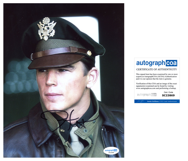 Josh Hartnett Pearl Harbor Signed Autograph 8x10 Photo ACOA