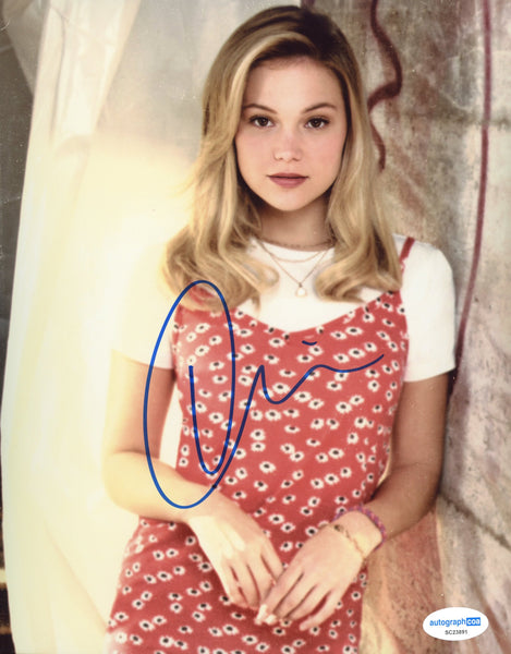 Olivia Holt Sexy Signed Autograph 8x10 Photo ACOA