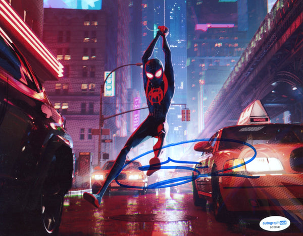 Shameik Moore Into the Spider-verse Signed Autograph 8x10 Photo ACOA