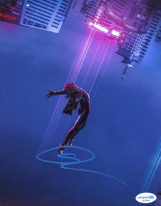 Shameik Moore Into the Spider-verse Signed Autograph 8x10 Photo ACOA