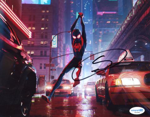 Shameik Moore Into the Spider-verse Signed Autograph 8x10 Photo ACOA