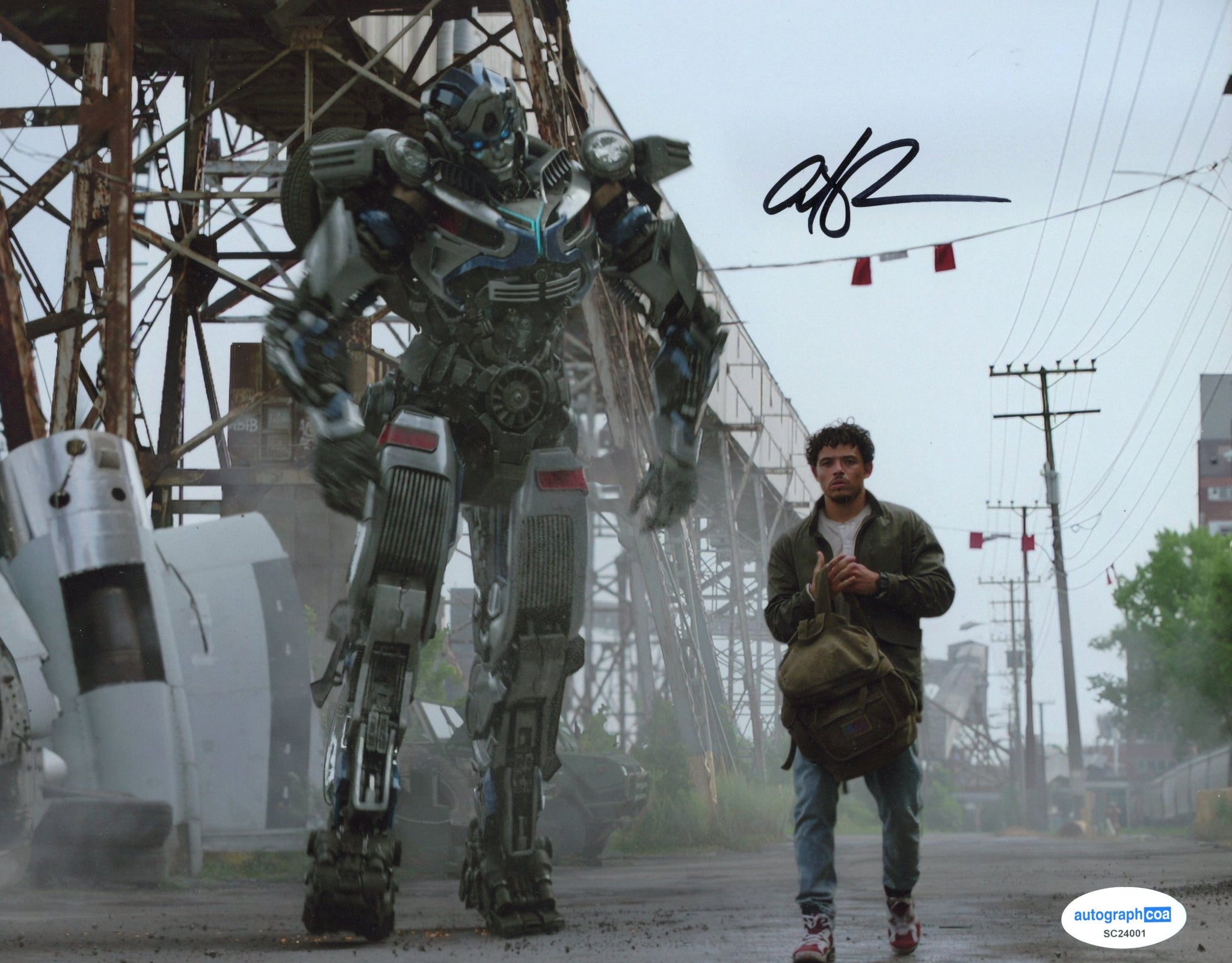 Anthony Ramos Transformers Signed Autograph 8x10 Photo ACOA