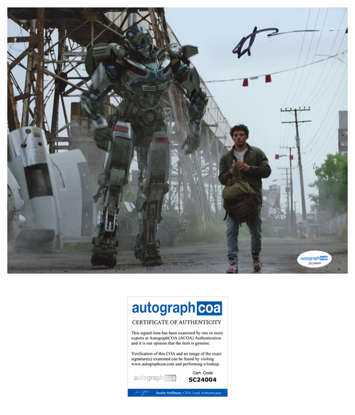 Anthony Ramos Transformers Signed Autograph 8x10 Photo ACOA