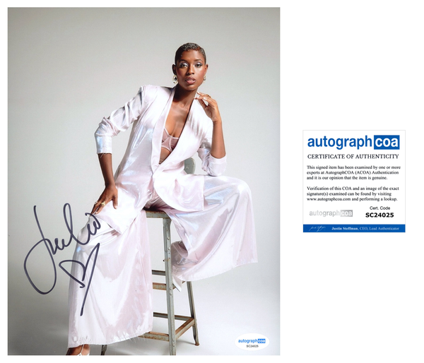 Jodie Turner Smith Sexy Signed Autograph 8x10 Photo ACOA