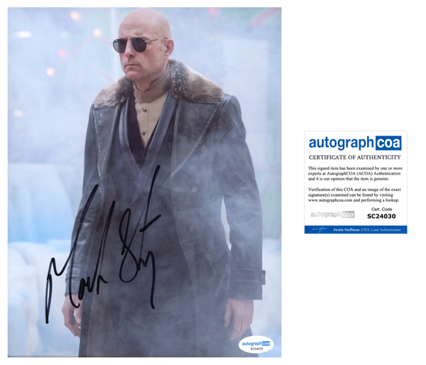 Mark Strong Shazam Signed Autograph 8x10 Photo ACOA