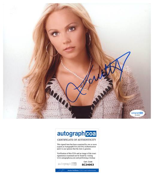 Laura Vandervoort Sexy Signed Autograph 8x10 Photo ACOA