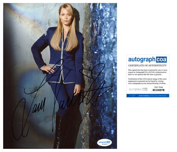 Laura Vandervoort Smallville Signed Autograph 8x10 Photo ACOA