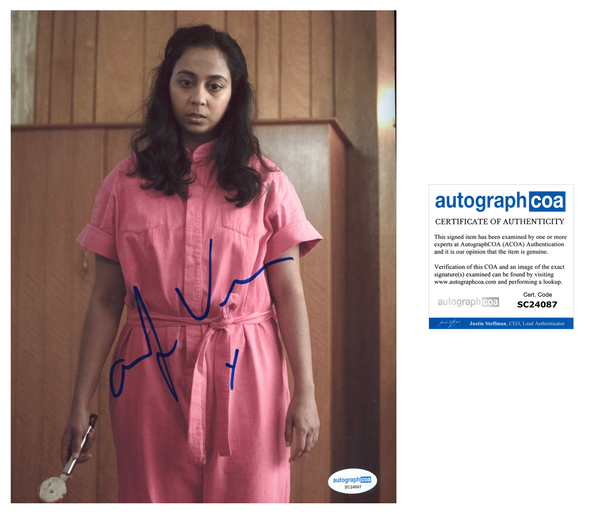 Anjana Vasan Killing Eve Signed Autograph 8x10 Photo ACOA