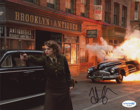 Hayley Atwell Captain America Signed Autograph 8x10 Photo ACOA