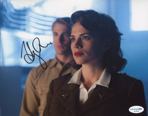 Hayley Atwell Captain America Signed Autograph 8x10 Photo ACOA