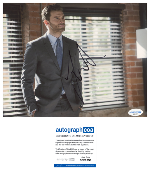 Jamie Dornan Fifty Shades Signed Autograph 8x10 Photo ACOA