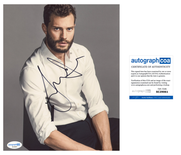 Jamie Dornan Signed Autograph 8x10 Photo ACOA