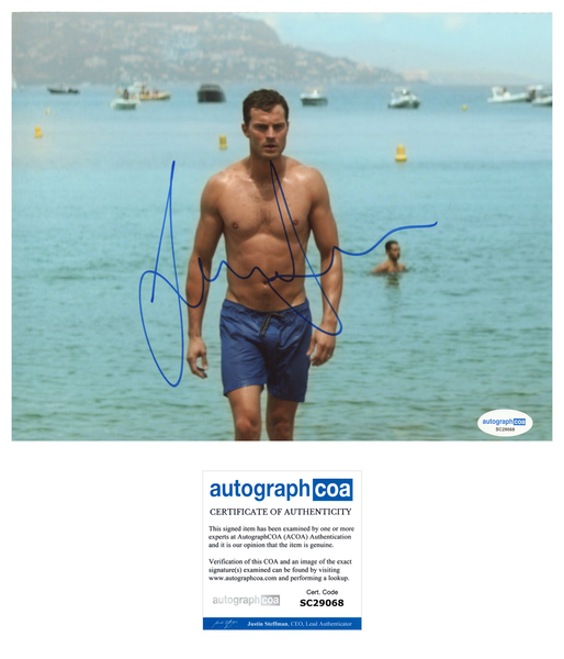 Jamie Dornan Fifty Shades Signed Autograph 8x10 Photo ACOA