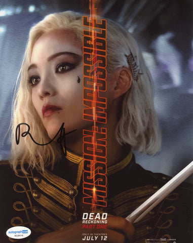 Pom Klementieff Mission Impossible Signed Autograph 8x10 Photo ACOA