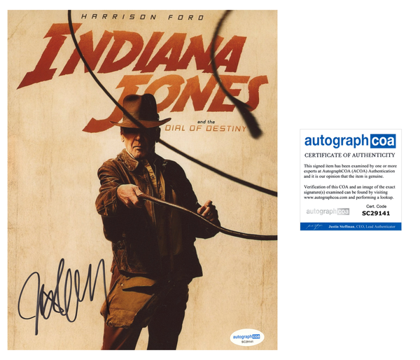 James Mangold Indiana Jones Signed Autograph 8x10 Photo ACOA