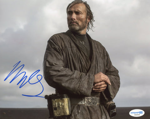 Mads Mikkelsen Star Wars Signed Autograph 8x10 Photo ACOA
