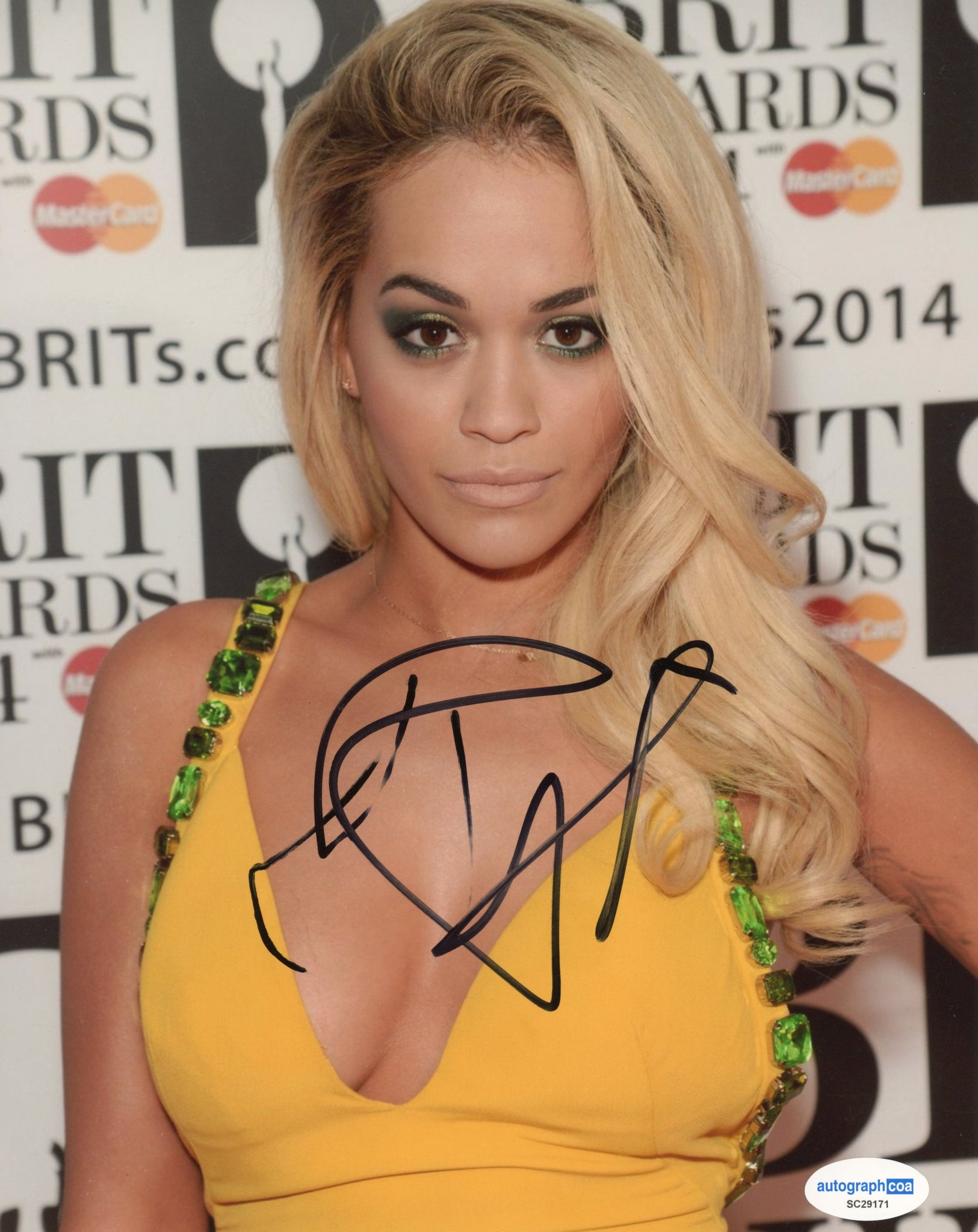 Rita Ora Signed Autograph 8x10 Photo ACOA