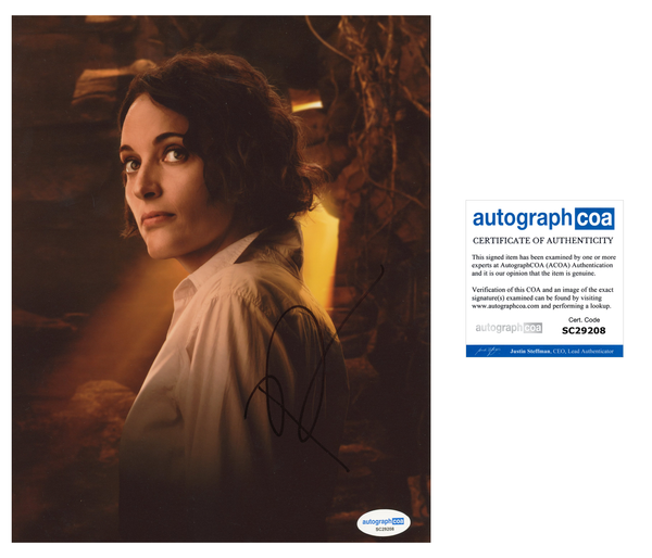 Phoebe Waller Bridge Indiana Jones Signed Autograph 8x10 Photo ACOA