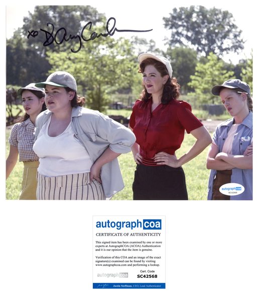 D'Arcy Carden League of Their Own Signed Autograph 8x10 Photo ACOA