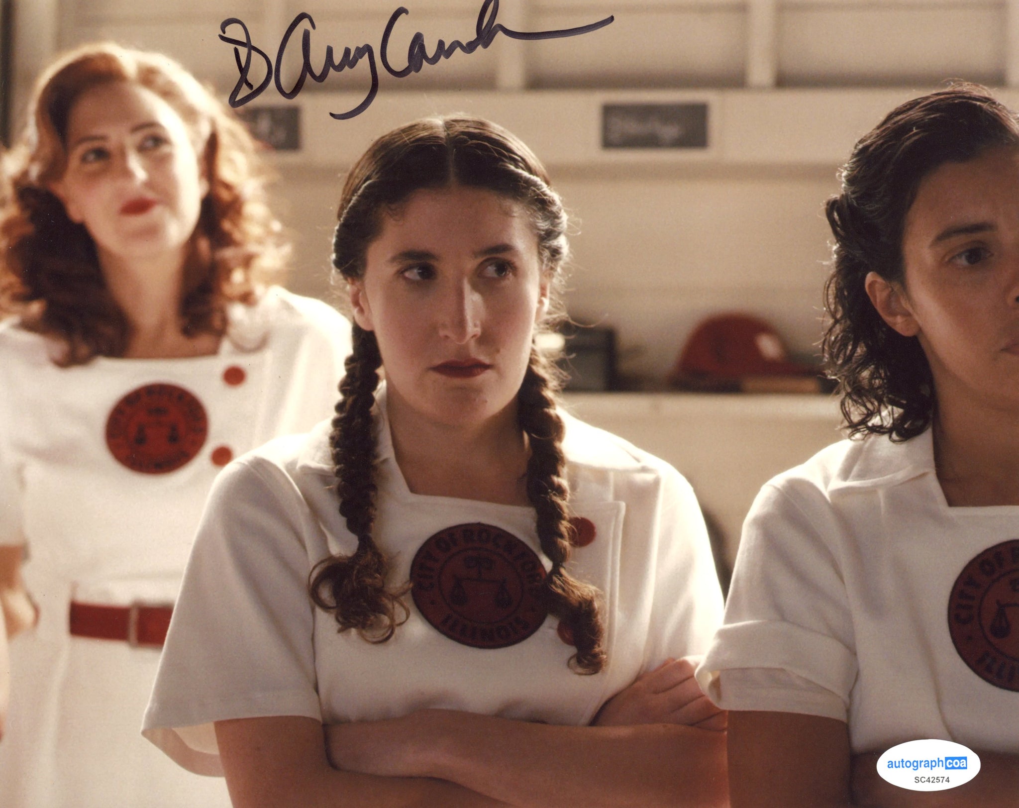 D'Arcy Carden League of Their Own Signed Autograph 8x10 Photo ACOA