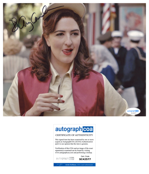 D'Arcy Carden League of Their Own Signed Autograph 8x10 Photo ACOA