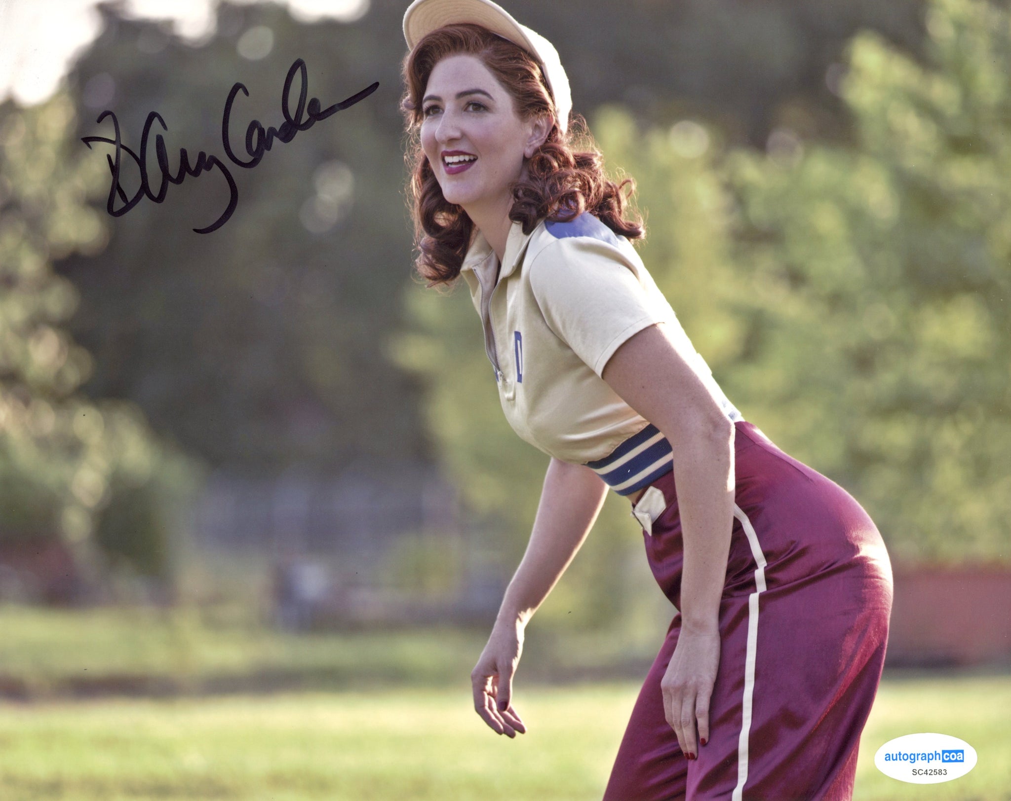 D'Arcy Carden League of Their Own Signed Autograph 8x10 Photo ACOA