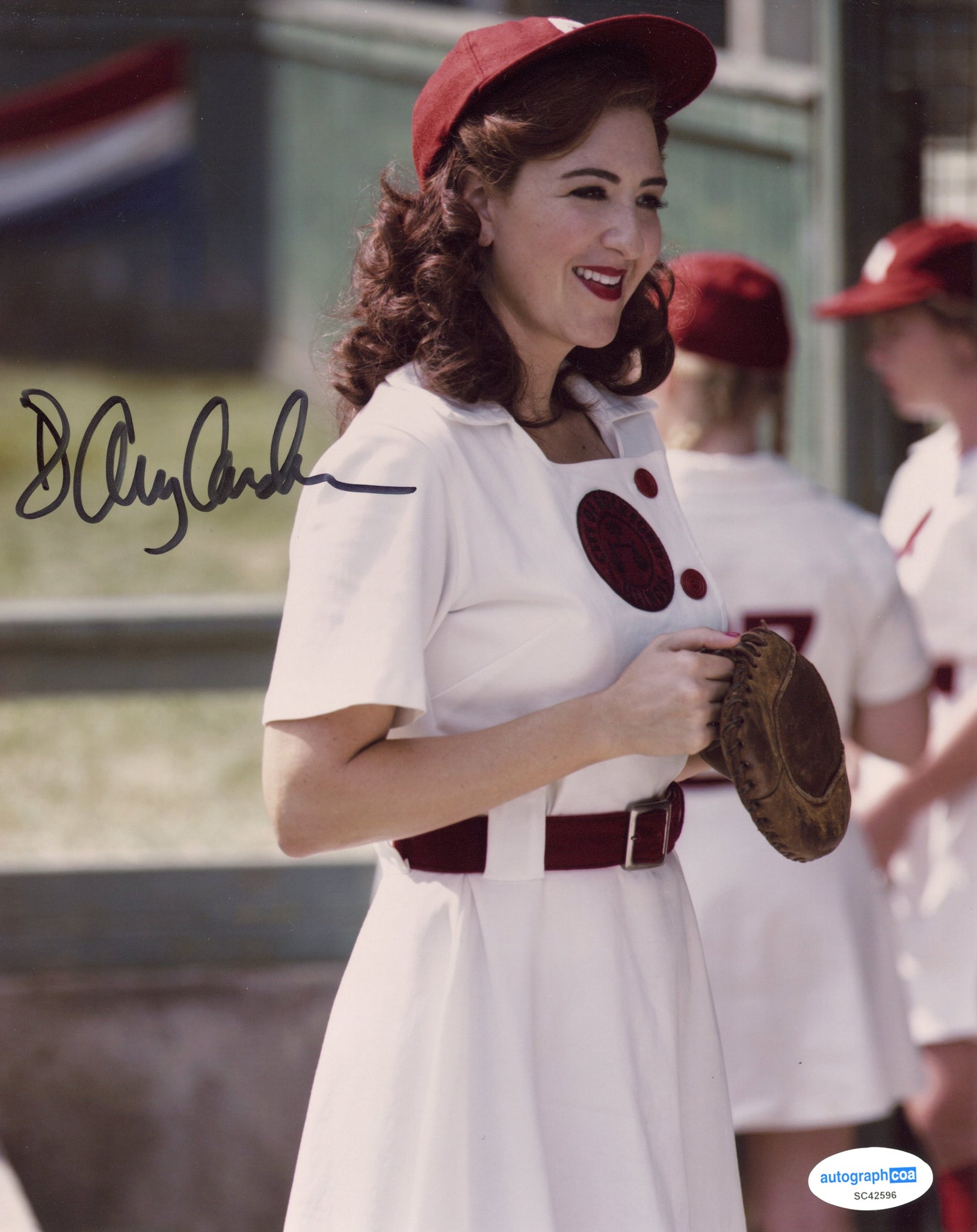 D'Arcy Carden League of Their Own Signed Autograph 8x10 Photo ACOA