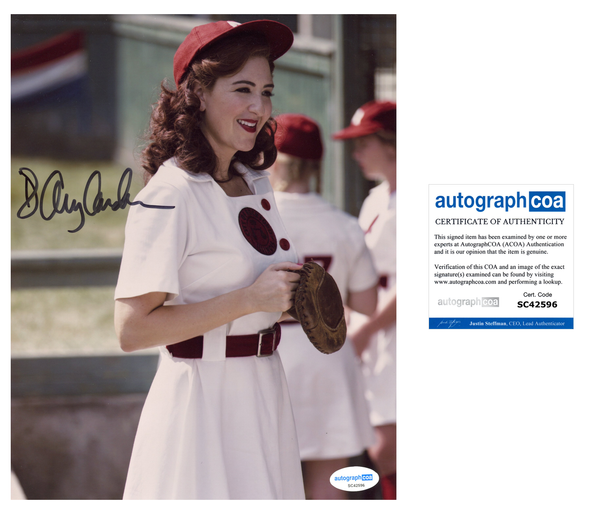 D'Arcy Carden League of Their Own Signed Autograph 8x10 Photo ACOA