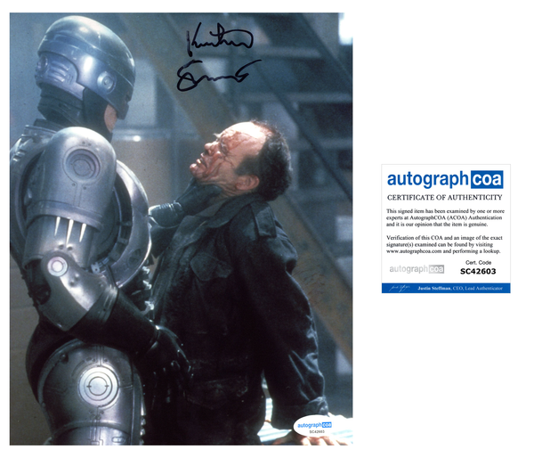 Kurtwood Smith Robocop Signed Autograph 8x10 Photo ACOA
