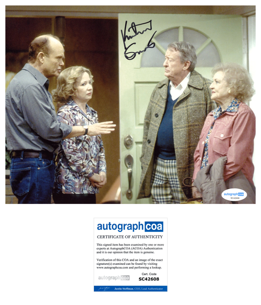 Kurtwood Smith 70's Show Signed Autograph 8x10 Photo ACOA