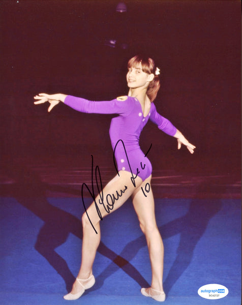 Nadia Comaneci Olympian Olympics Signed Autograph 8x10 Photo ACOA