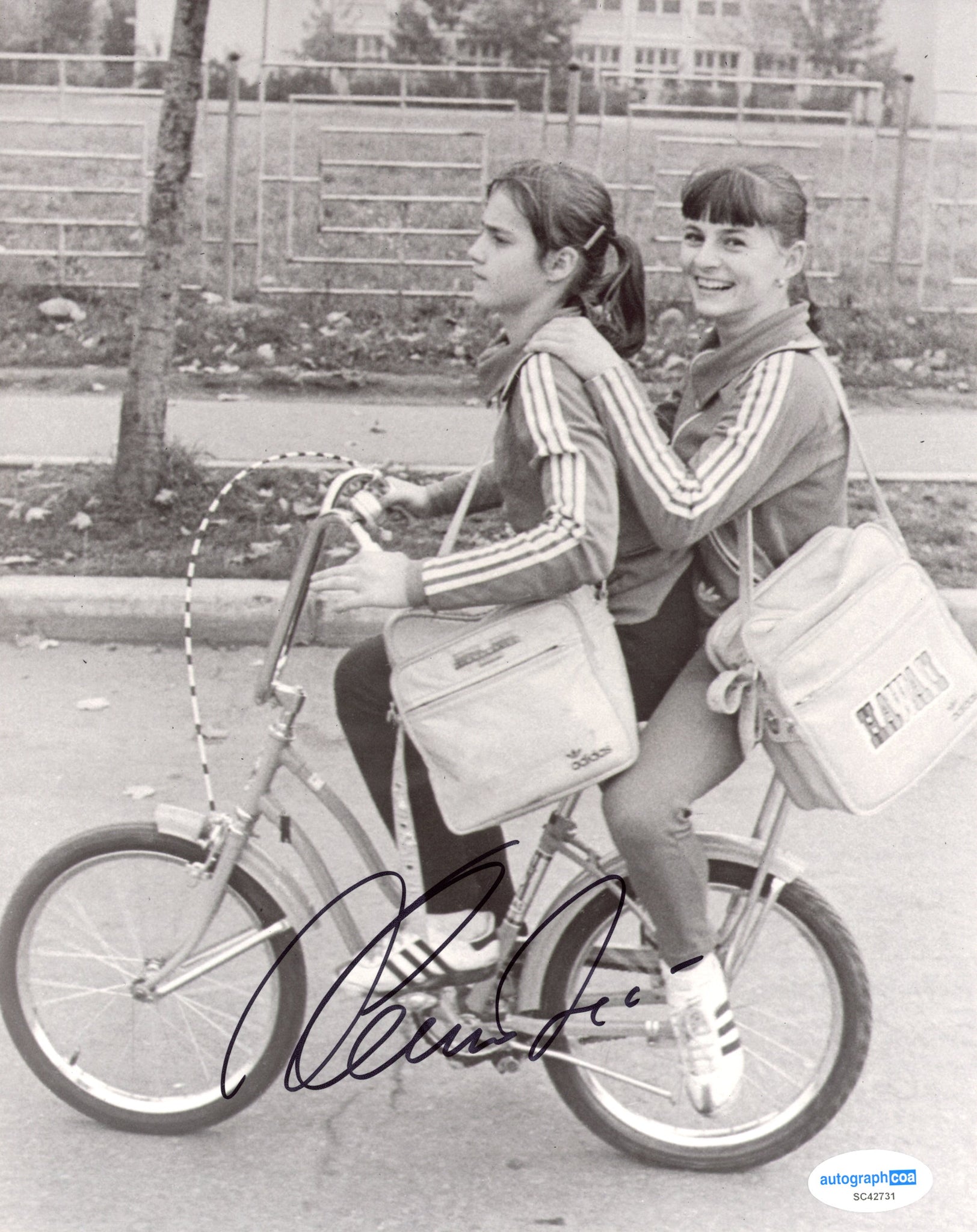 Nadia Comaneci Olympian Olympics Signed Autograph 8x10 Photo ACOA