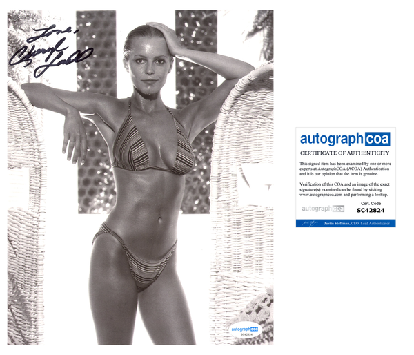 Cheryl Ladd Sexy Signed Autograph 8x10 Photo ACOA