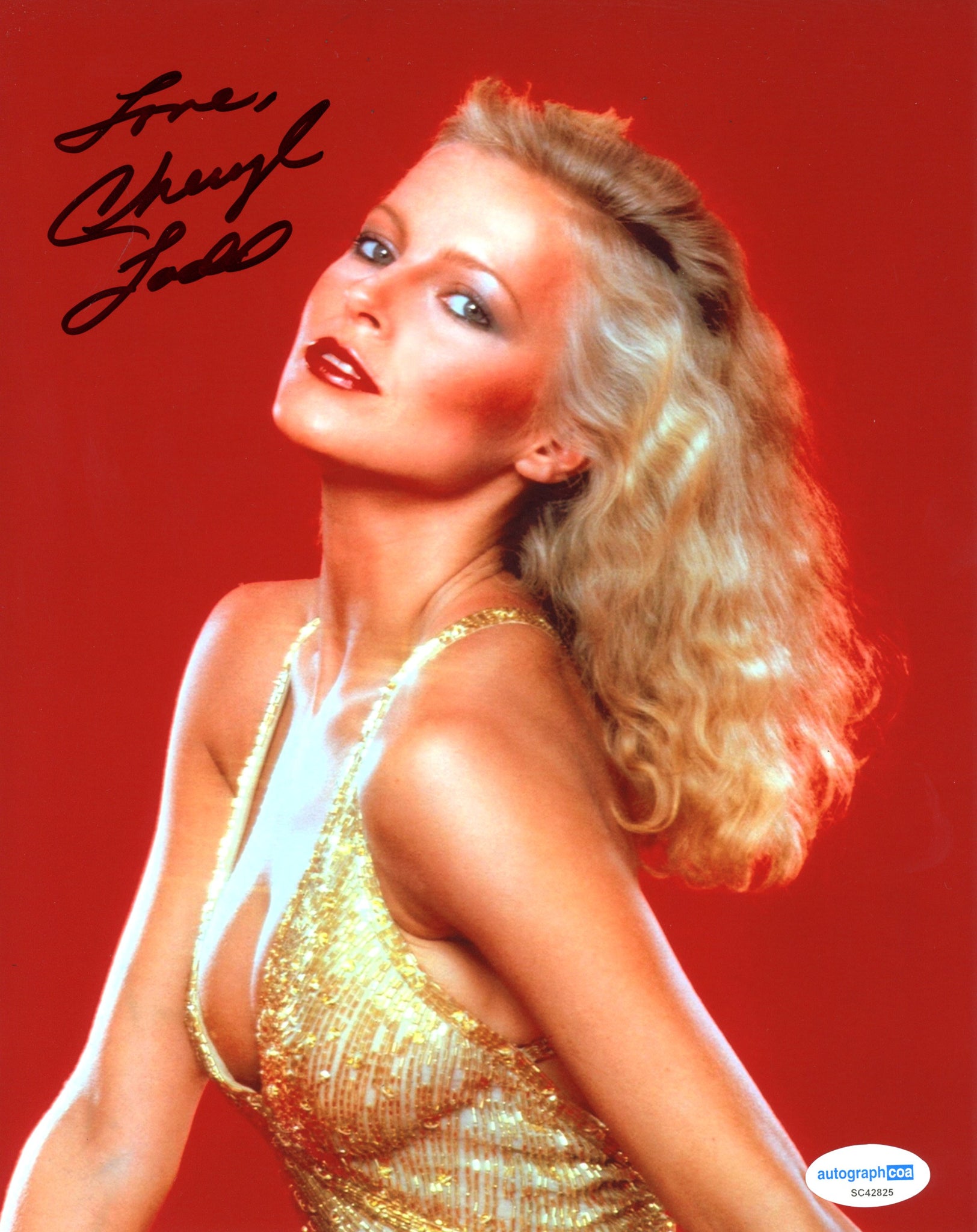 Cheryl Ladd Sexy Signed Autograph 8x10 Photo ACOA