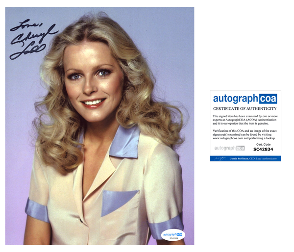 Cheryl Ladd Sexy Signed Autograph 8x10 Photo ACOA