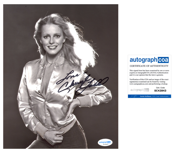 Cheryl Ladd Sexy Signed Autograph 8x10 Photo ACOA