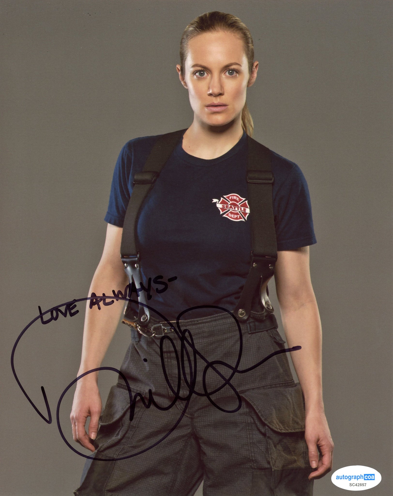 Danielle Savre Station 19 Signed Autograph 8x10 Photo ACOA