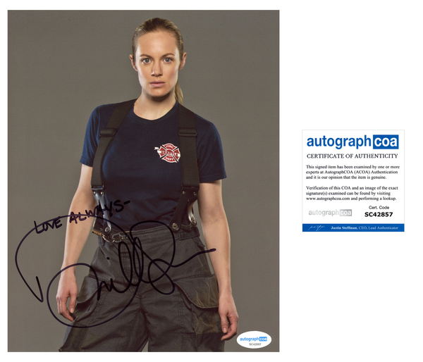 Danielle Savre Station 19 Signed Autograph 8x10 Photo ACOA