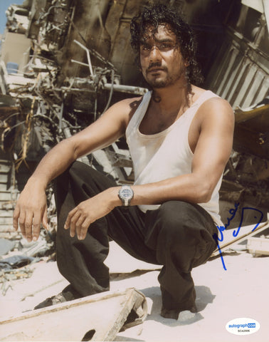 Naveen Andrews Lost Signed Autograph 8x10 Photo ACOA