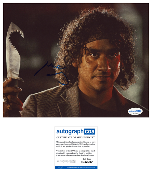 Naveen Andrews Planet Terror Signed Autograph 8x10 Photo ACOA