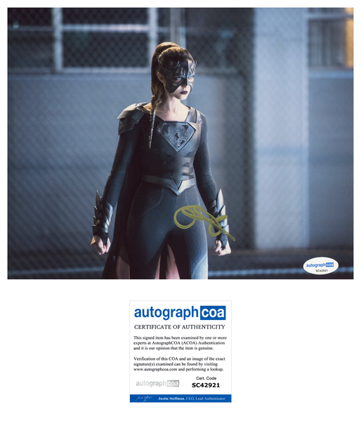 Odette Annable Supergirl  Signed Autograph 8x10 Photo ACOA