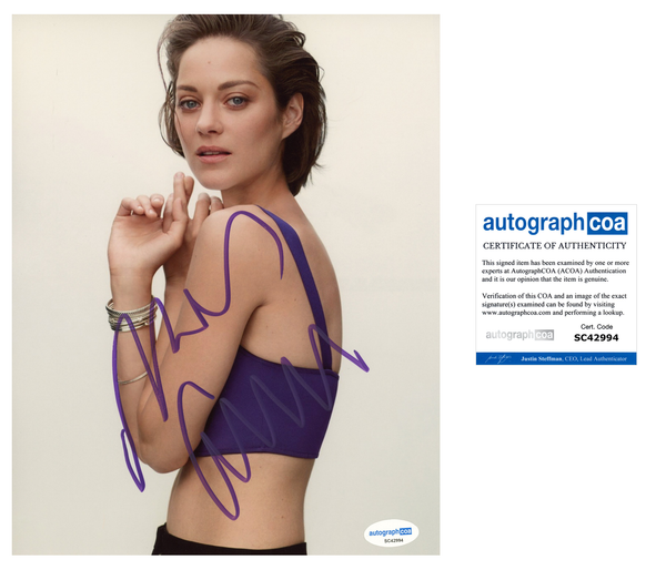 Marion Cotillard Sexy Signed Autograph 8x10 Photo ACOA