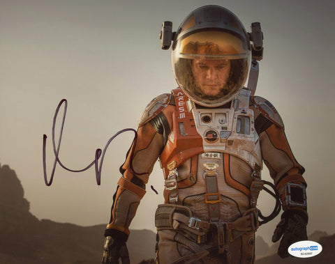 Matt Damon Martian Signed Autograph 8x10 Photo ACOA