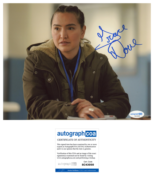 Grace Dove Alaska Daily Signed Autograph 8x10 Photo ACOA
