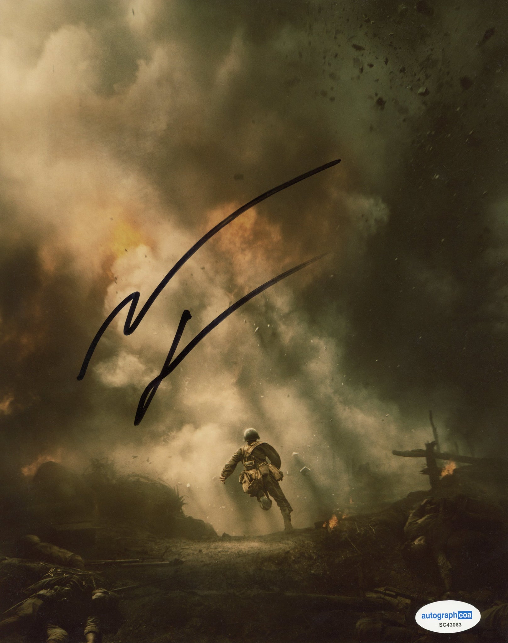 Andrew Garfield Hacksaw Ridge Signed Autograph 8x10 Photo ACOA