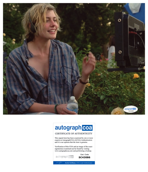 Greta Gerwig Lady Bird Signed Autograph 8x10 Photo ACOA
